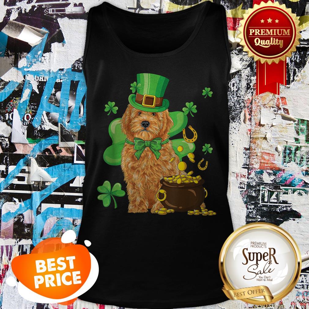 Goldendoodle St. Patrick’s Day Shamrock Dog Lover Shirt