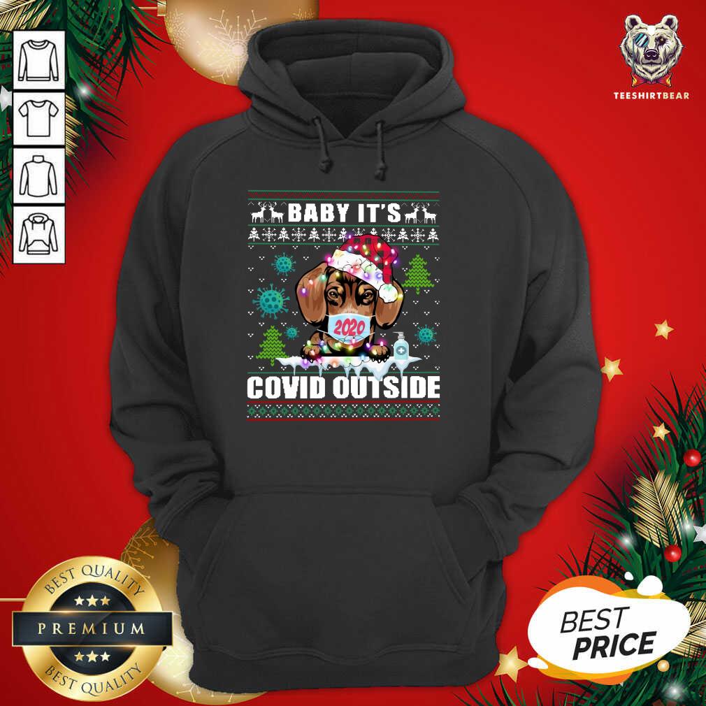Good Face Mask 2020 Baby It’s Covid Outside Ugly Christmas Shirt