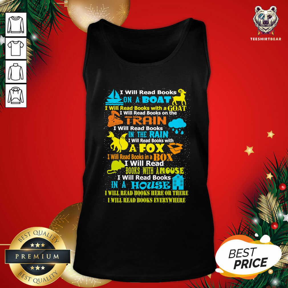 Good I Will Read Books On A Boat Everywhere Reading Shirt