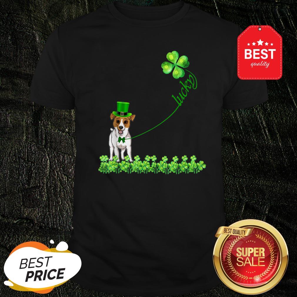 Good Lucky Saint Jack Russell Terrier Dog Shamrock St Patrick Day Shirt