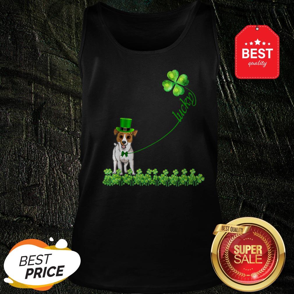 Good Lucky Saint Jack Russell Terrier Dog Shamrock St Patrick Day Shirt