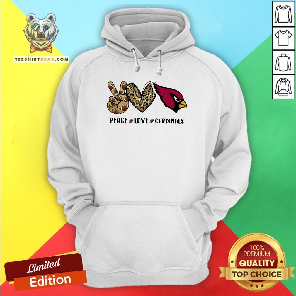 Good Peace Love St. Louis Cardinals Logo Shirt