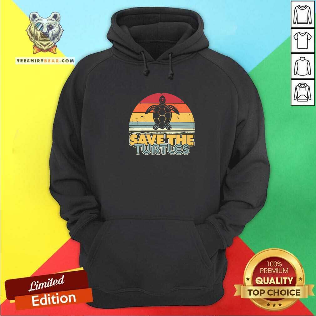 Good Save The Turtles Retro Vintage Version Shirt