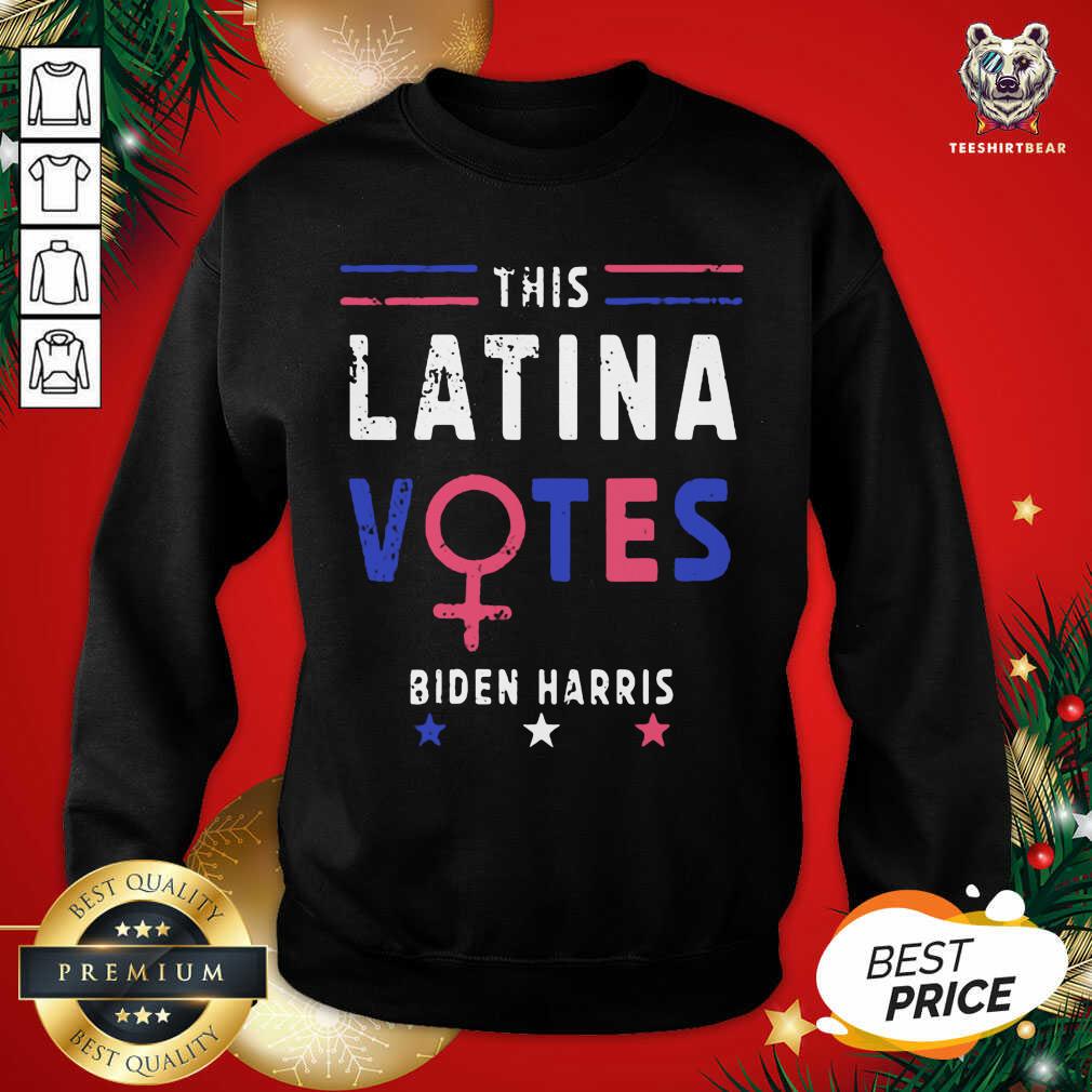 Good This Latina Votes Biden Harris Stars Election Shirt