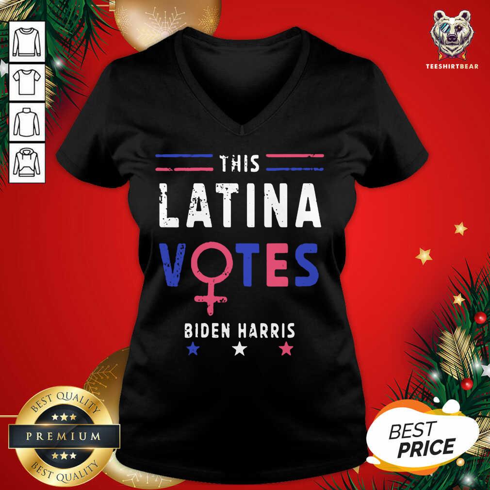 Good This Latina Votes Biden Harris Stars Election Shirt