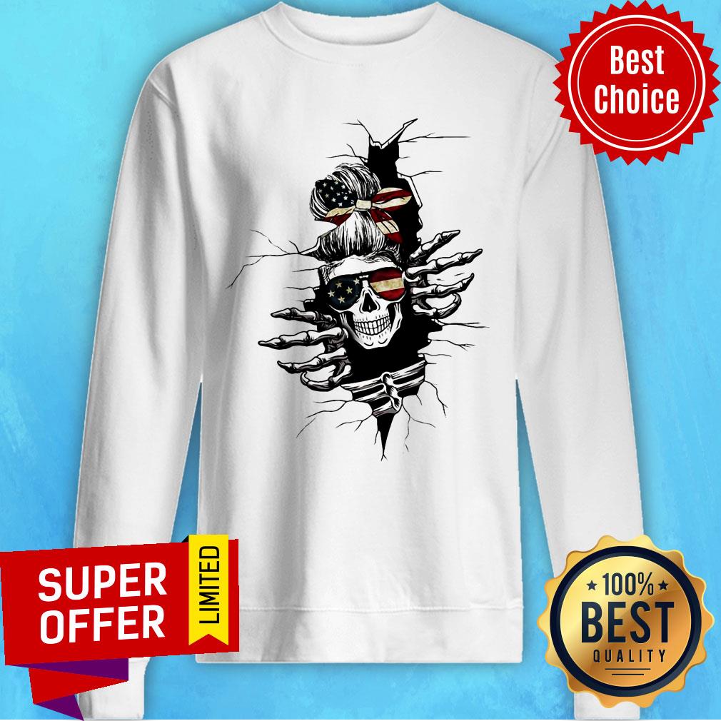 Granda Skull Ripper America Flag Shirt