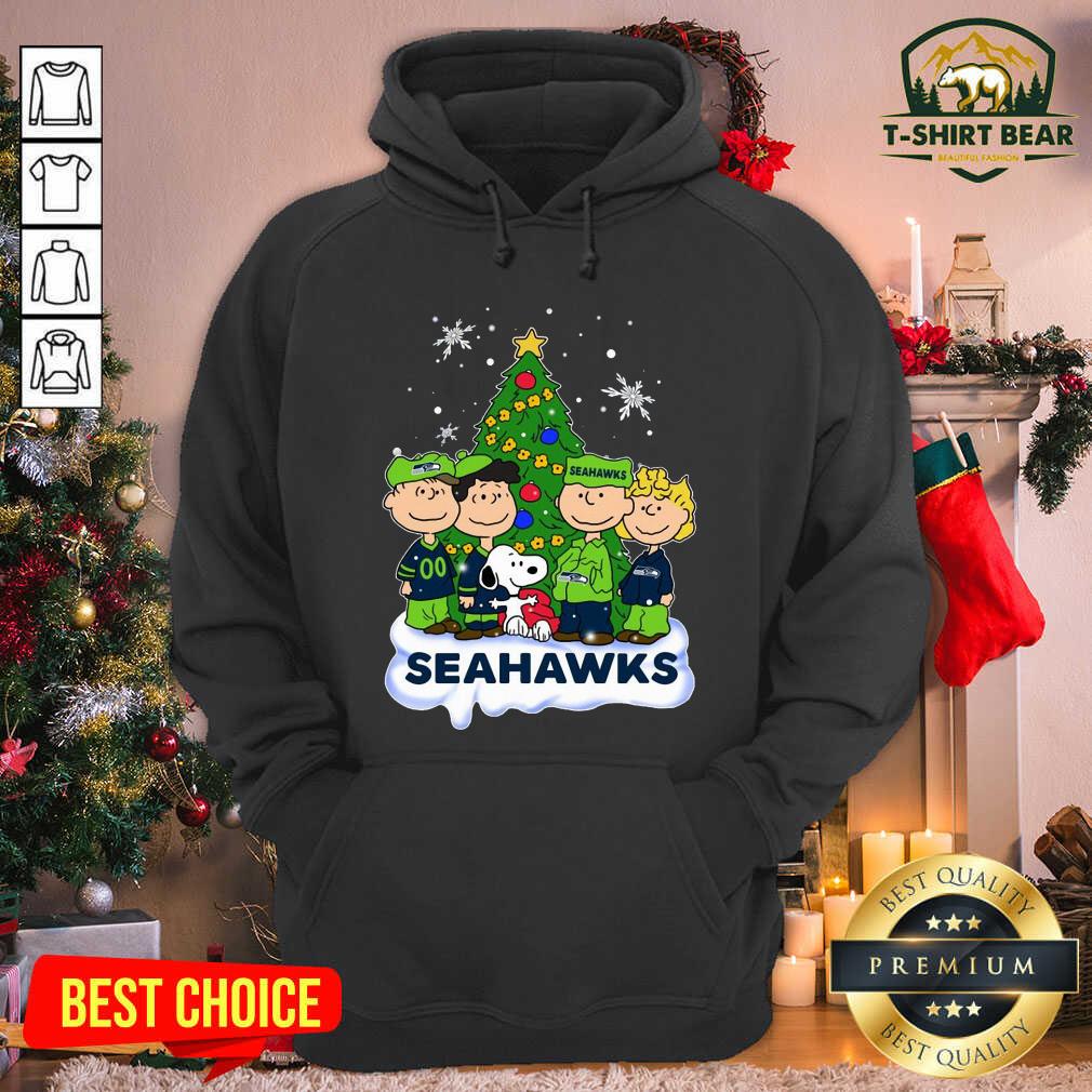Grateful Snoopy The Peanuts Seattle Seahawks Christmas Shirt