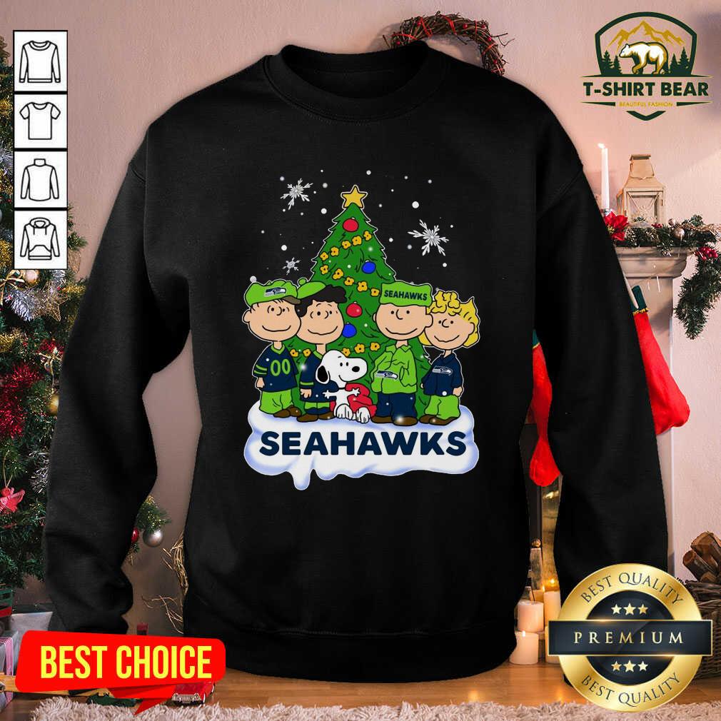 Grateful Snoopy The Peanuts Seattle Seahawks Christmas Shirt