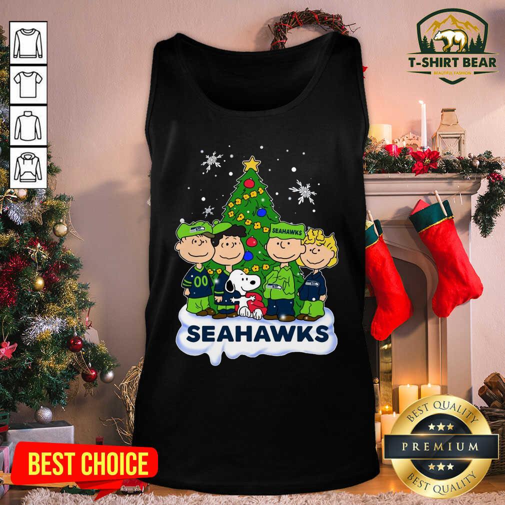 Grateful Snoopy The Peanuts Seattle Seahawks Christmas Shirt