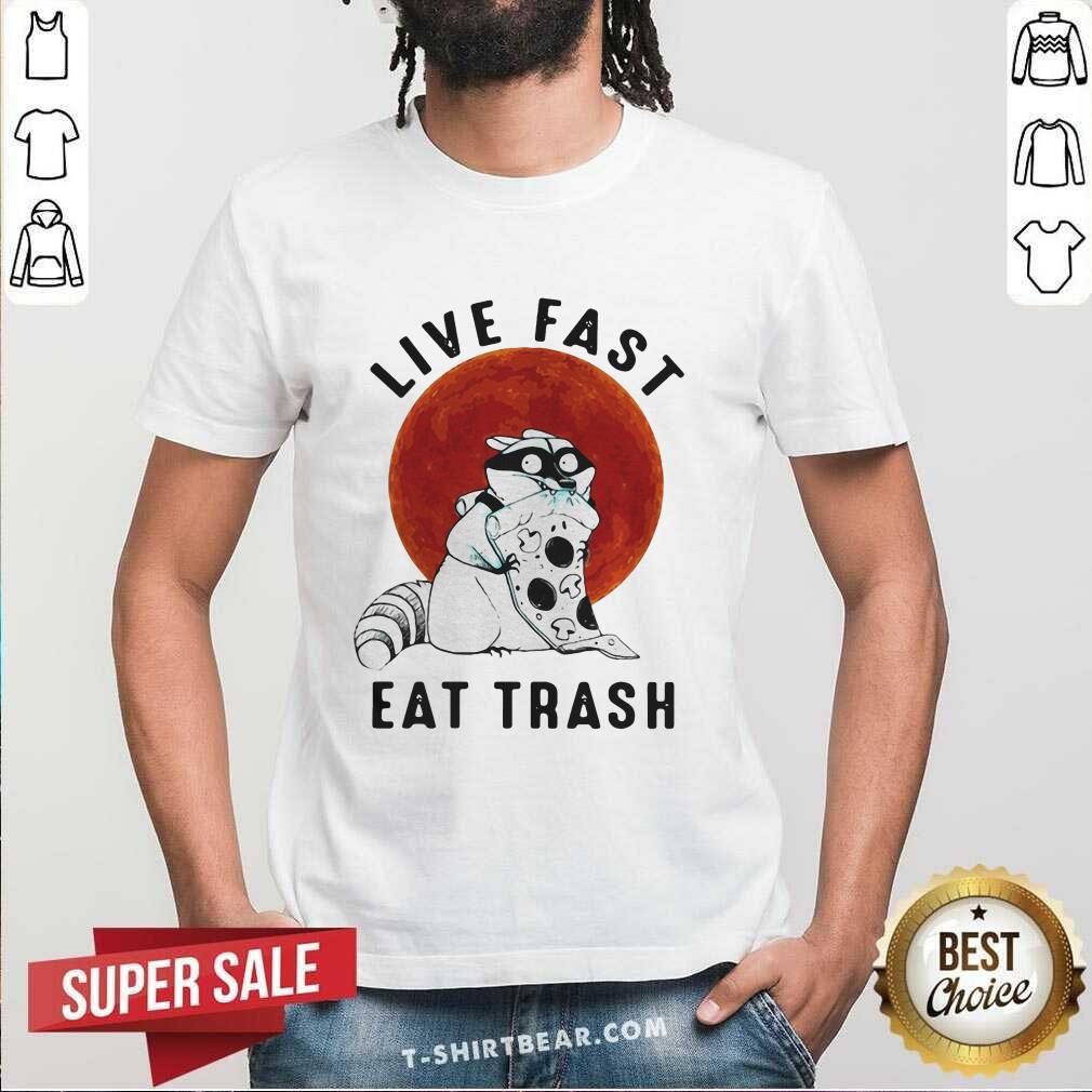 Great Fox Live Fast Eat Trash Vintage Shirt