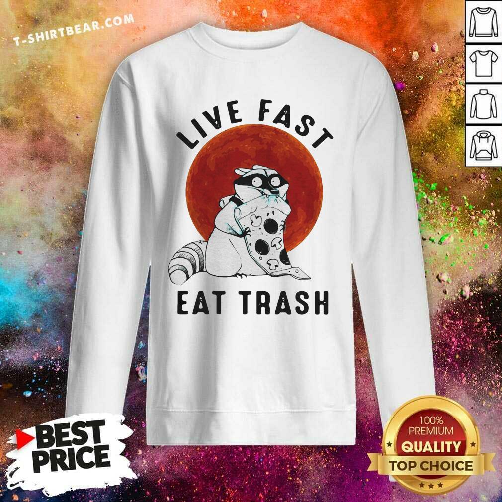 Great Fox Live Fast Eat Trash Vintage Shirt