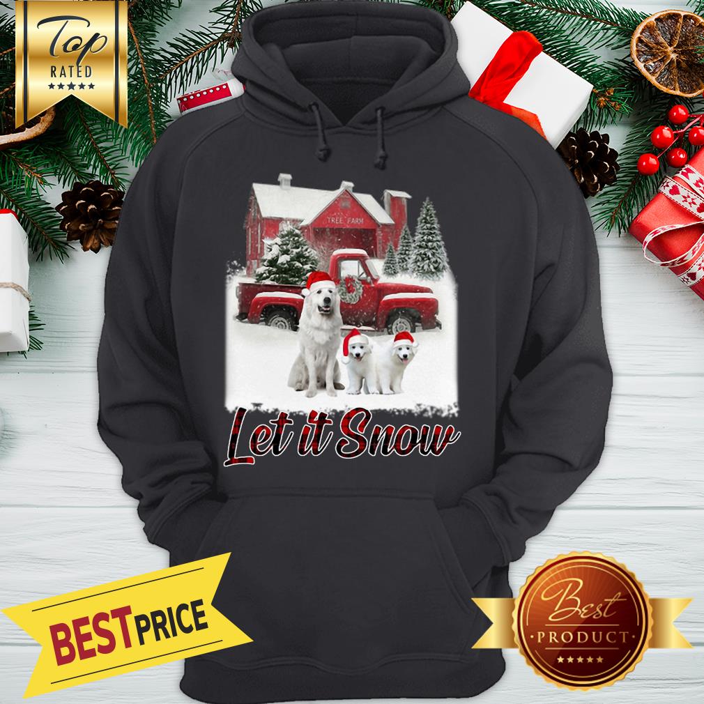 Great Pyrenees Let It Snow Christmas Shirt