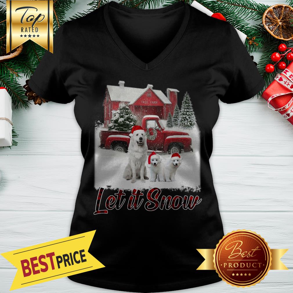 Great Pyrenees Let It Snow Christmas Shirt