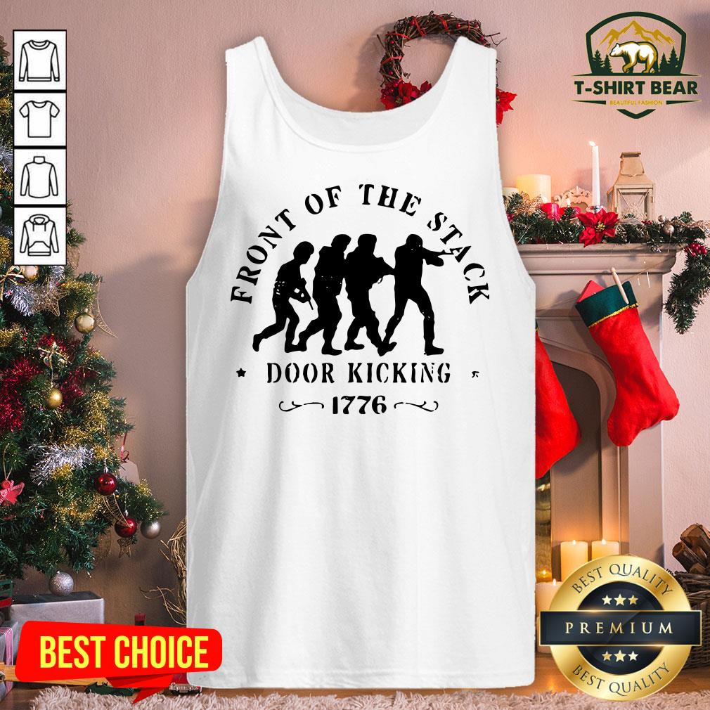 Funny Recon Jacks Apparel Front Of The Stack Door Kicking 1776 Shirt