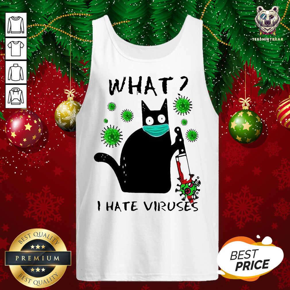 Happy Back Cat Kill Corona What I Hate Viruses Shirt