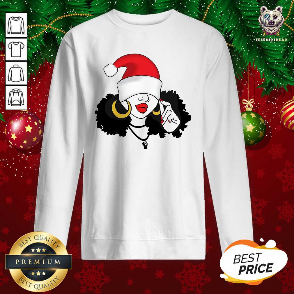 Happy Black Girl Magic Merry Christmas Shirt