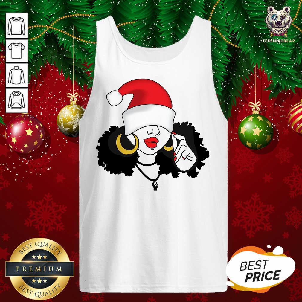 Happy Black Girl Magic Merry Christmas Shirt