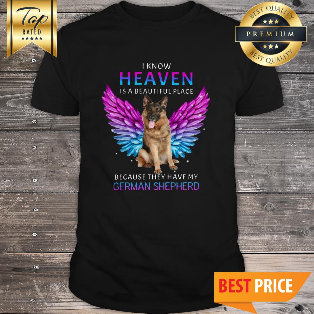 Heaven Old German Shepherd Dog Shirt