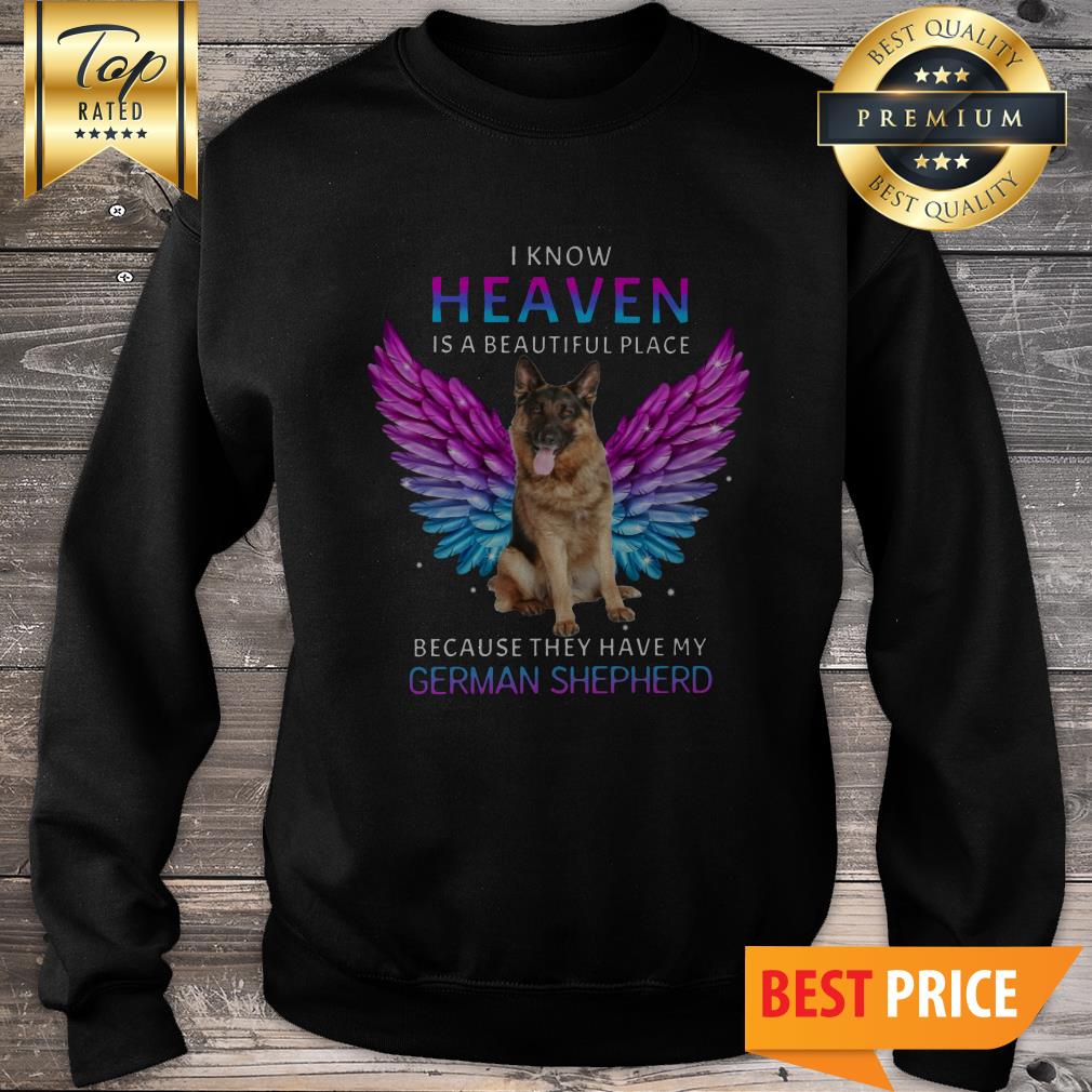 Heaven Old German Shepherd Dog Shirt
