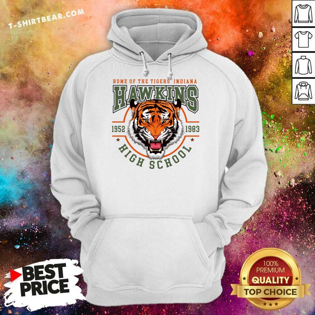 Home Of The Tigers Indiana Hawkins 1952 1983 High School Shirt