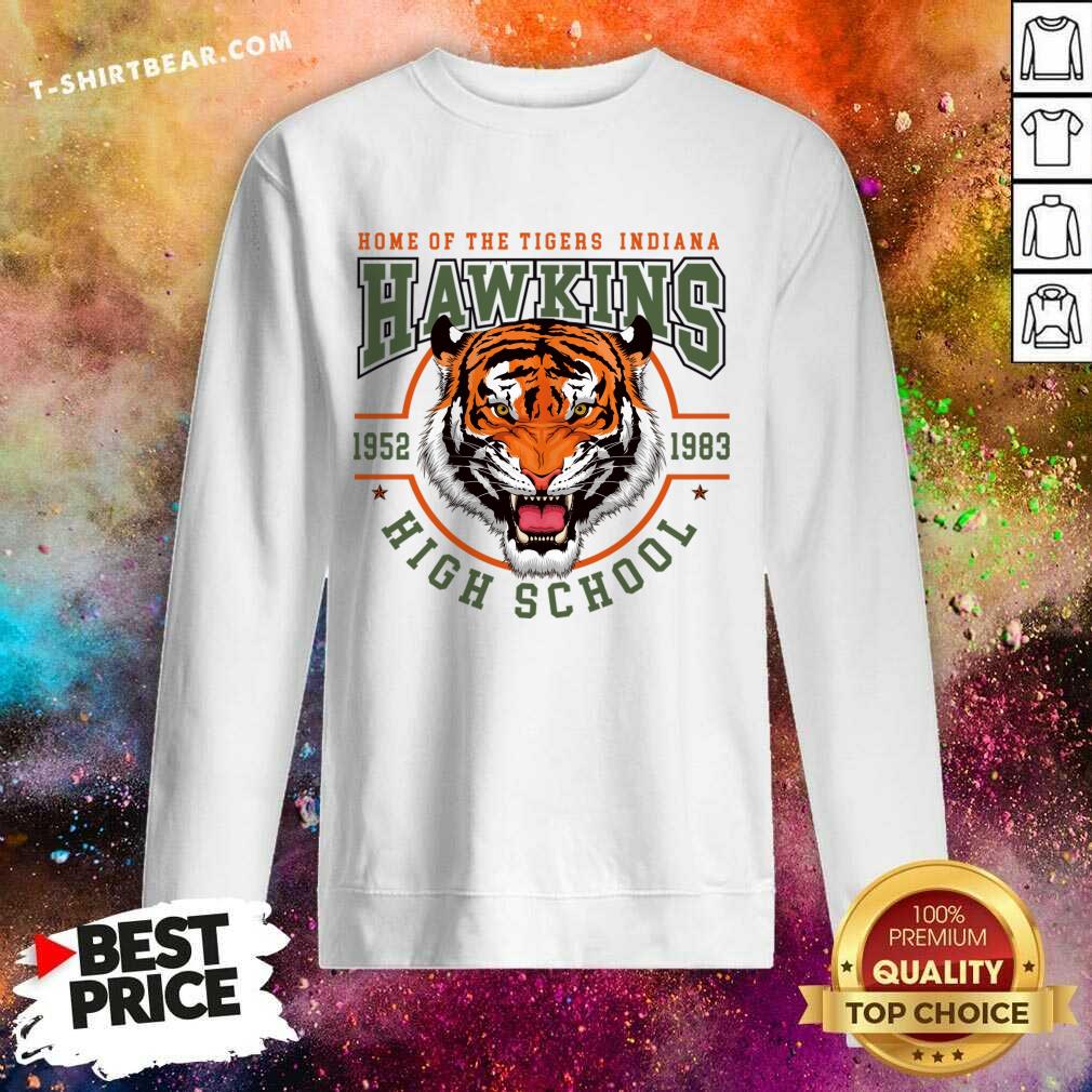 Home Of The Tigers Indiana Hawkins 1952 1983 High School Shirt