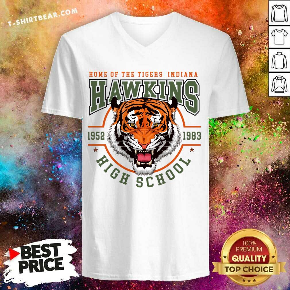 Home Of The Tigers Indiana Hawkins 1952 1983 High School Shirt