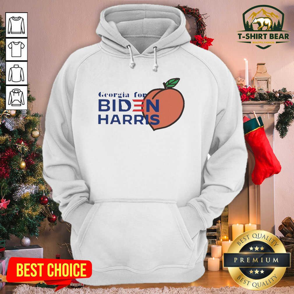 Cute Georgia For Biden Harris Peach Shirt