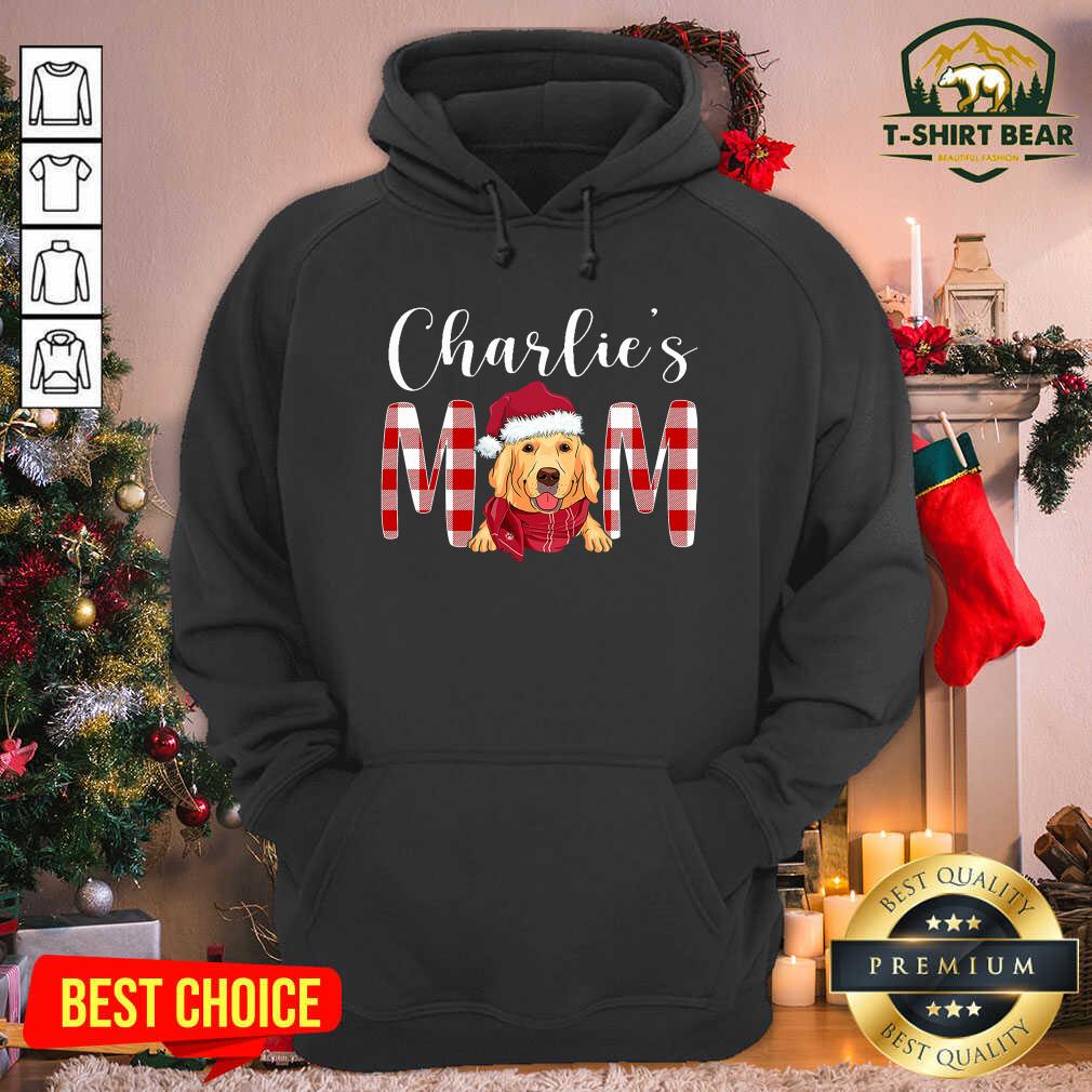 Cute Golden Retriever Charlie’s Mom Christmas Shirt