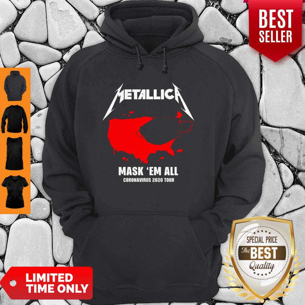 Awesome Metallica Mask’em All Coronavirus 2020 Tour Shirt