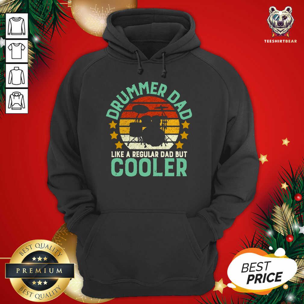Hot Drummer Dad Like A Regular Dad But Cooler Vintage Shirt