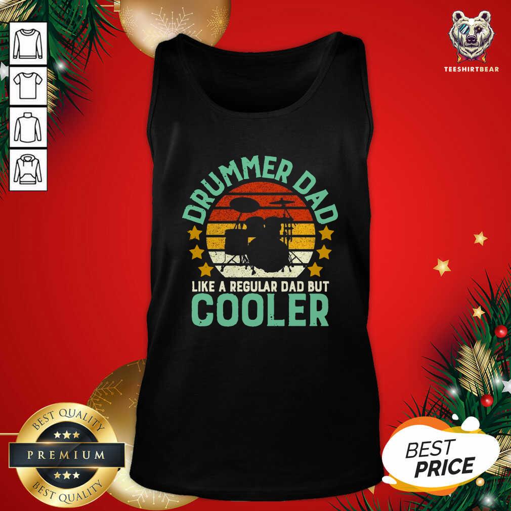 Hot Drummer Dad Like A Regular Dad But Cooler Vintage Shirt