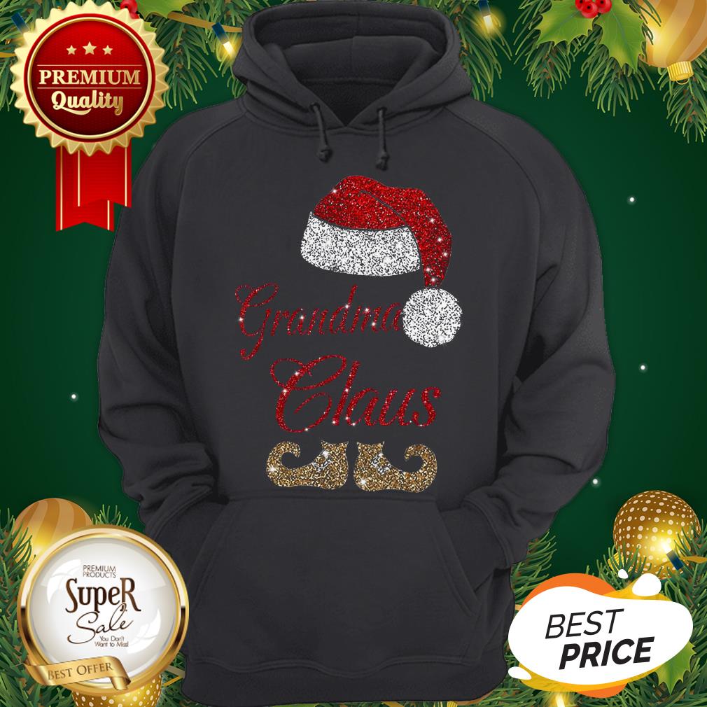Hot Grandma Claus Santa Hat Christmas Shirt