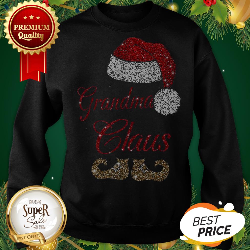 Hot Grandma Claus Santa Hat Christmas Shirt