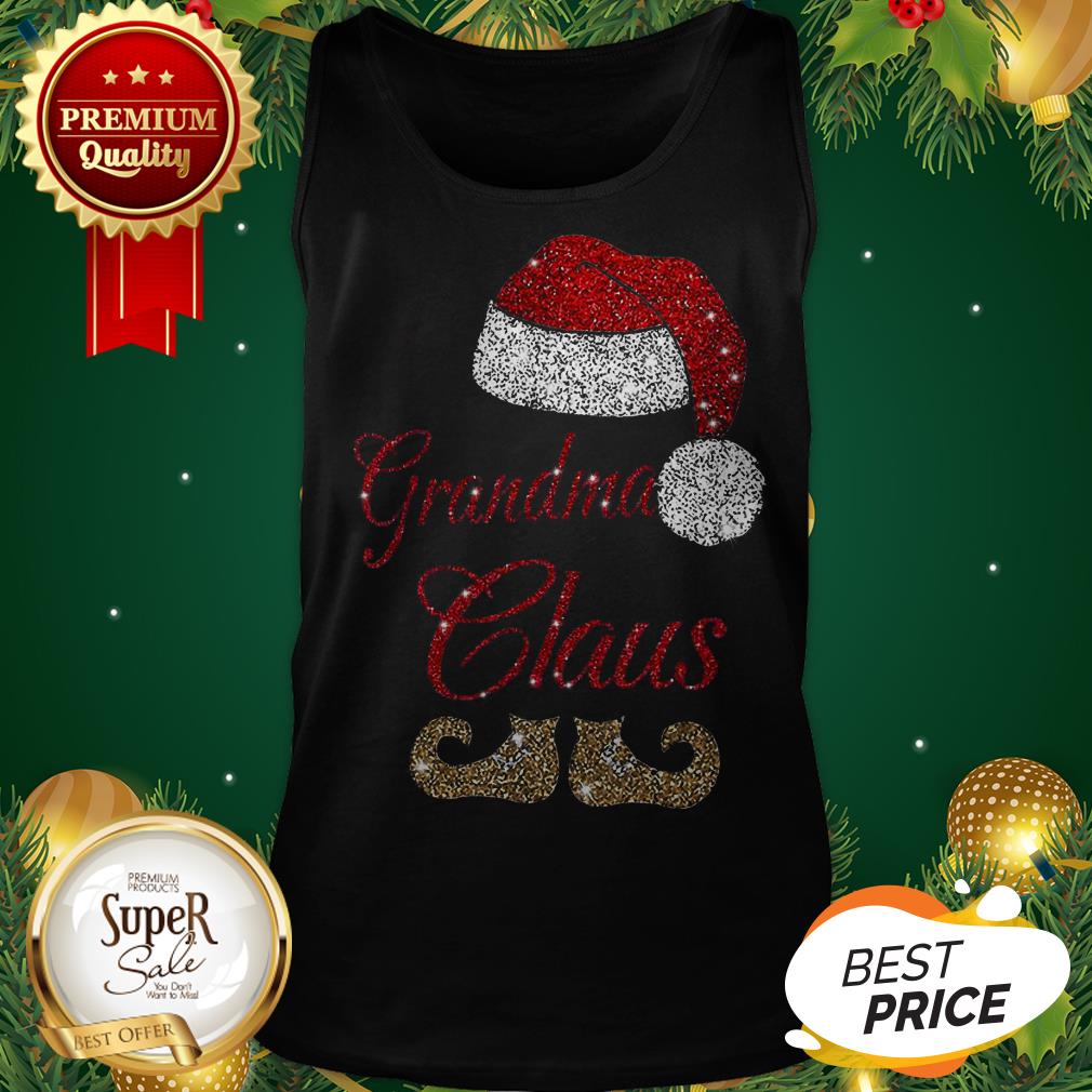 Hot Grandma Claus Santa Hat Christmas Shirt
