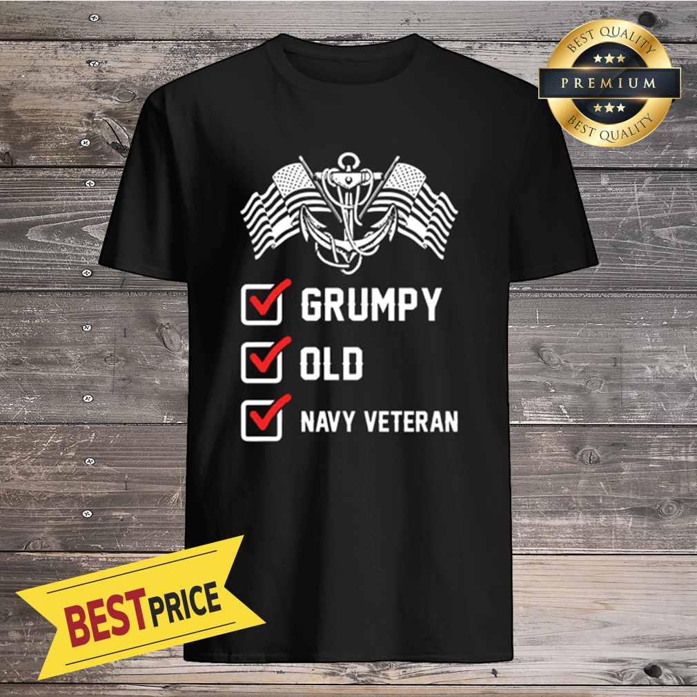 Hot Grumpy Old Navy Veteran Anchor Shirt