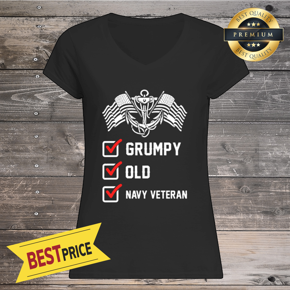 Hot Grumpy Old Navy Veteran Anchor Shirt