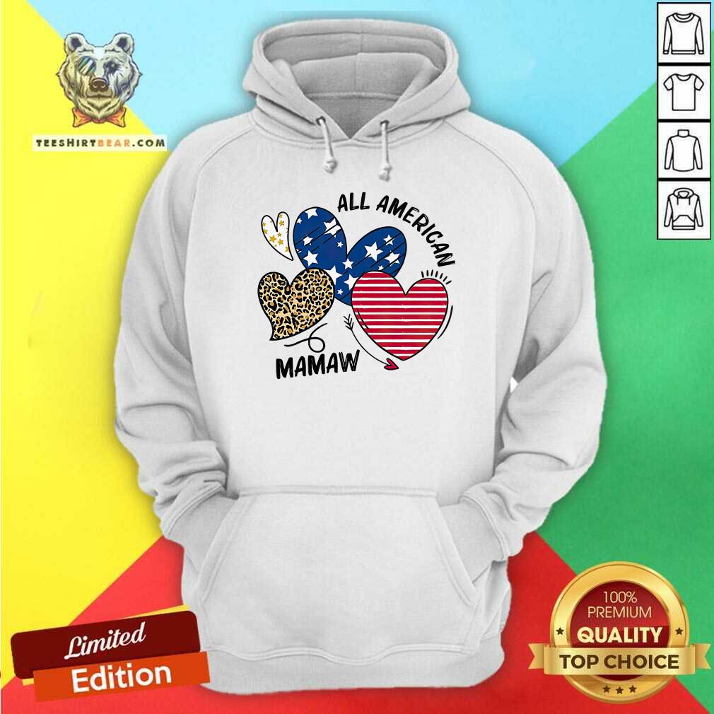 Hot Heart All American Mamaw Shirt