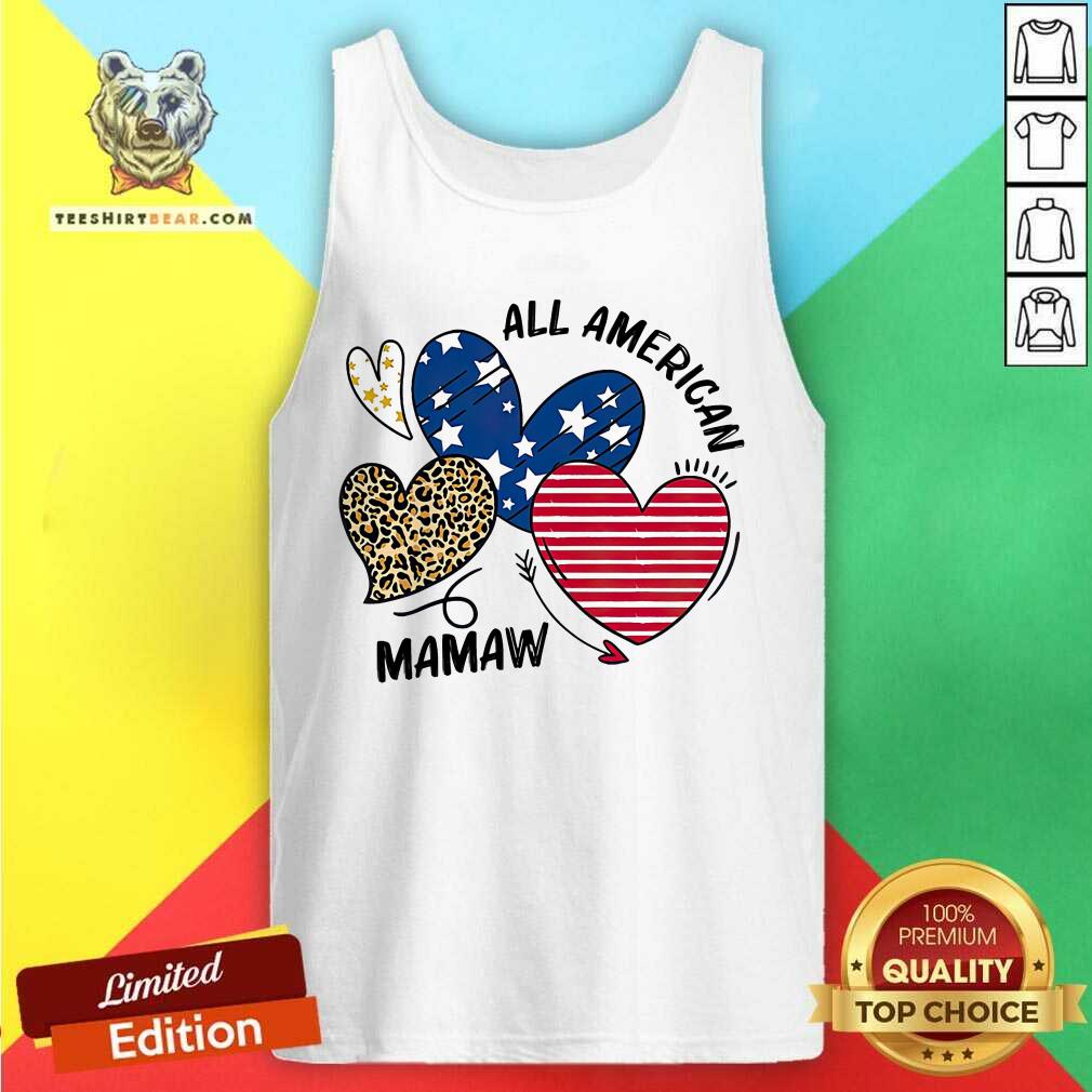 Hot Heart All American Mamaw Shirt