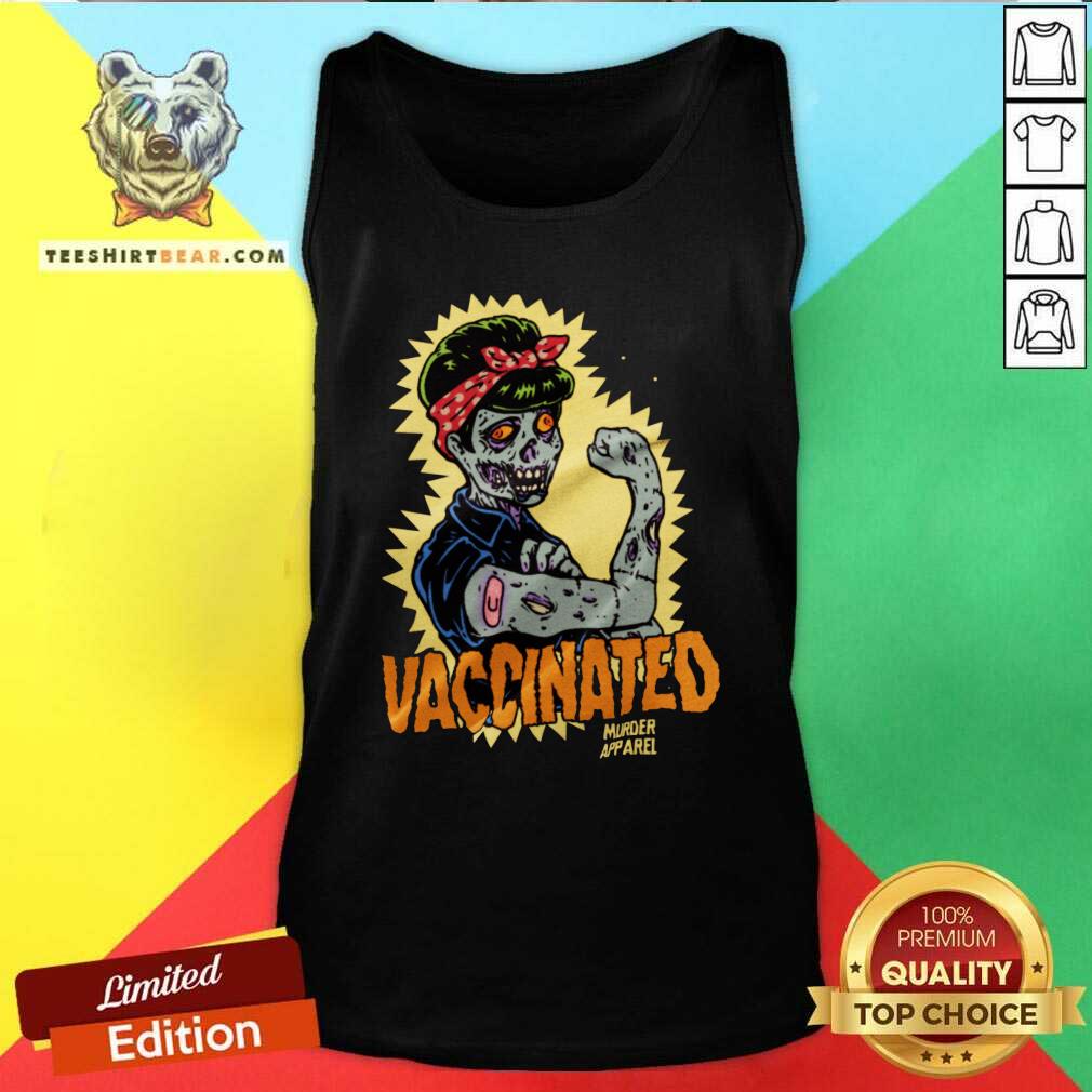Hot Vaccinated Zombie Rosie Girl Power Feminist Goth Shirt