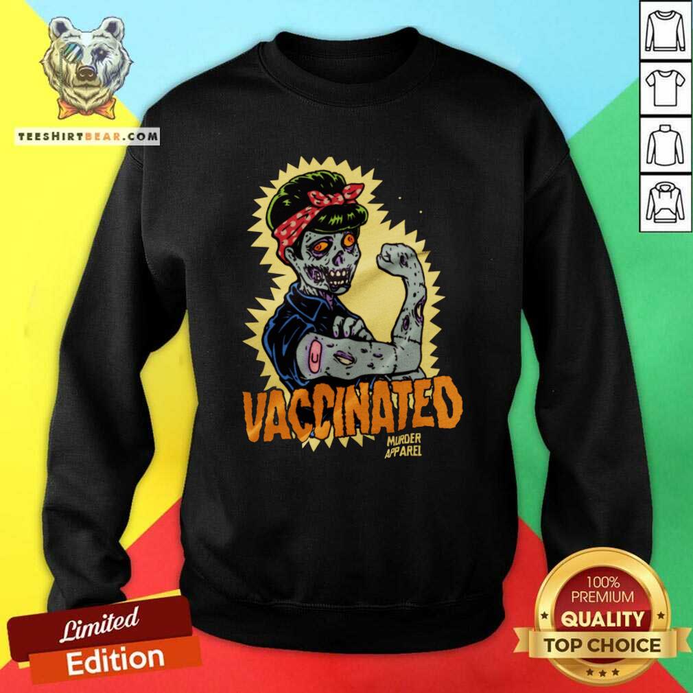 Hot Vaccinated Zombie Rosie Girl Power Feminist Goth Shirt