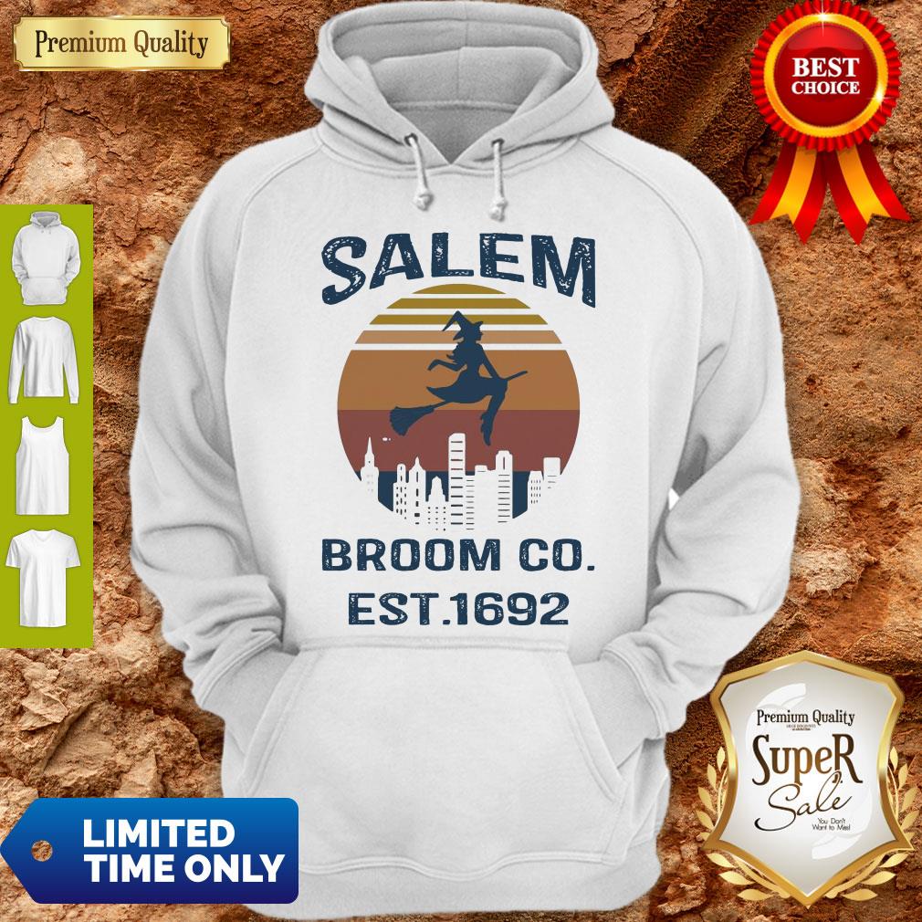 Hot Witch Salem Broom Co Est 1692 Vintage Shirt