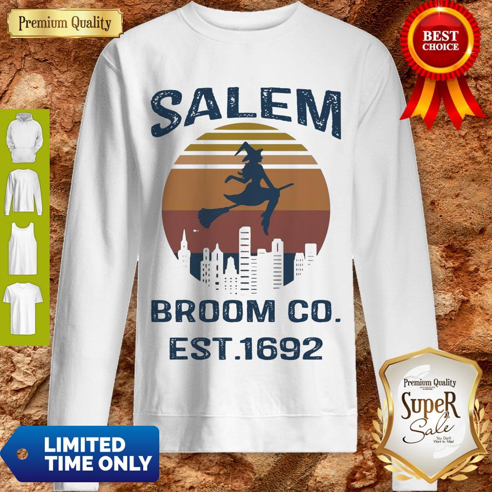 Hot Witch Salem Broom Co Est 1692 Vintage Shirt
