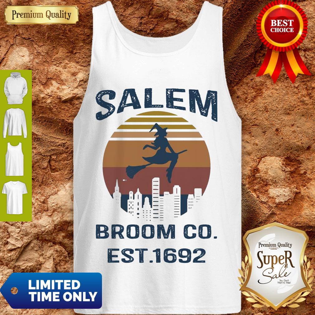 Hot Witch Salem Broom Co Est 1692 Vintage Shirt