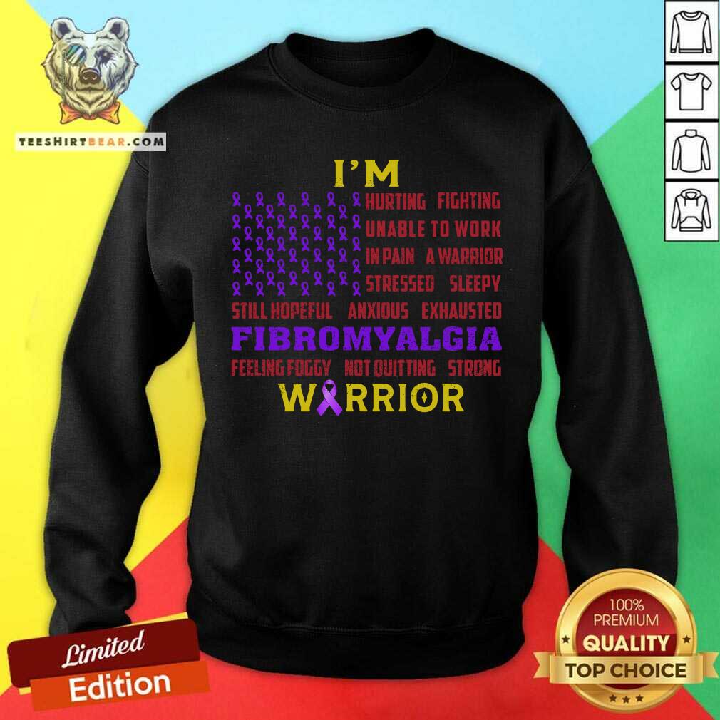 I Am Fibromyalgia Warrior Flag Shirt