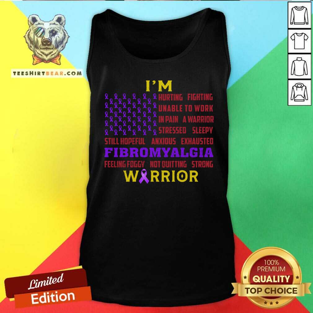 I Am Fibromyalgia Warrior Flag Shirt