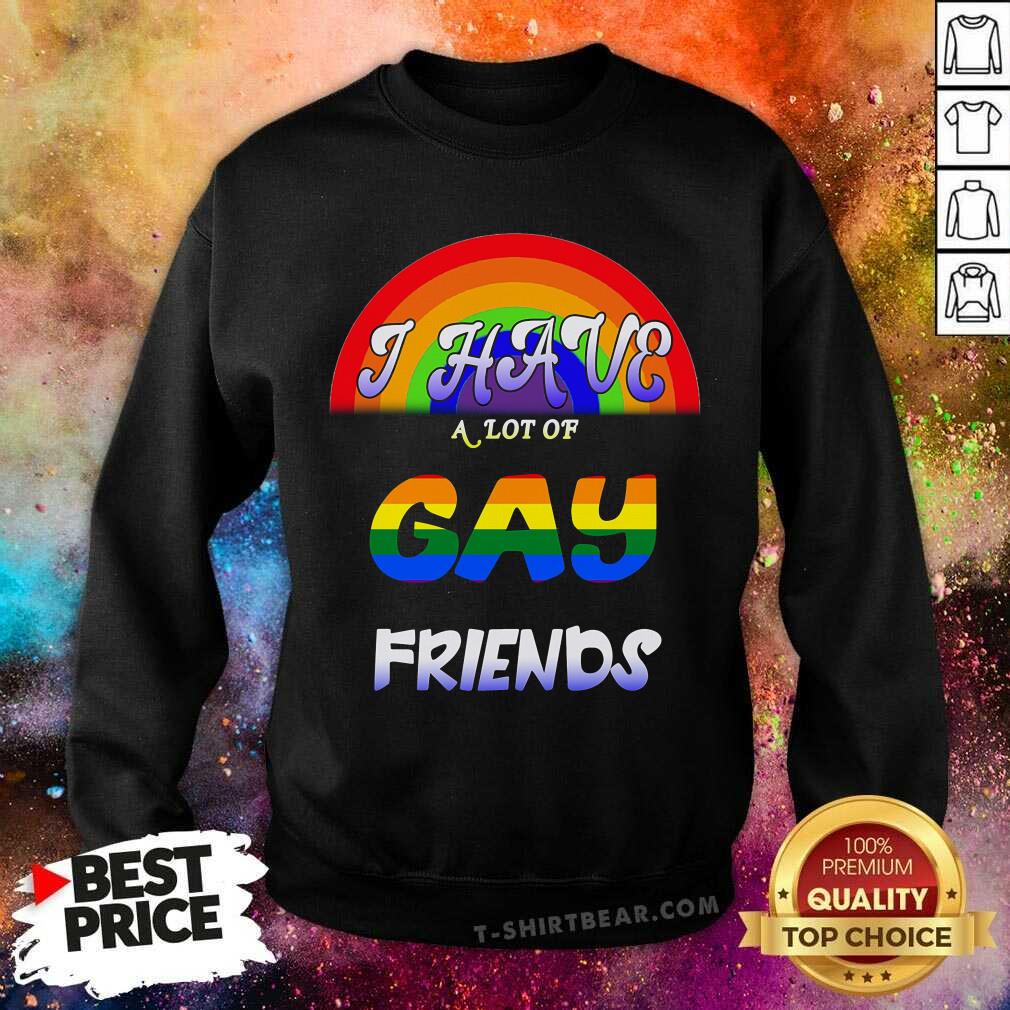 I Have A Lot Of Gay Friends Shirt