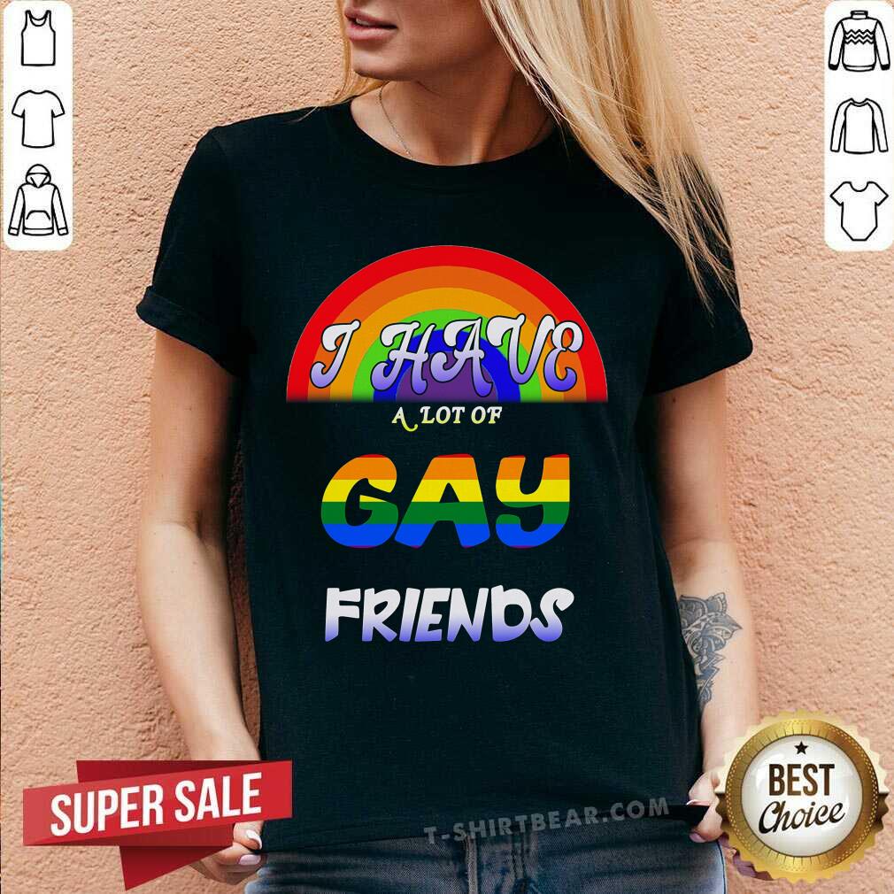 I Have A Lot Of Gay Friends Shirt
