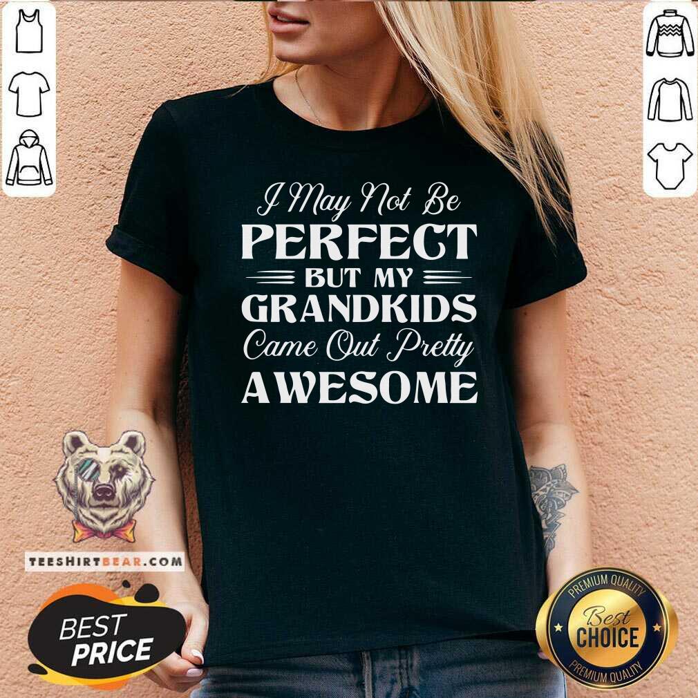 I May Not Be Perfect But My Grandkids Came Out Awesome Shirt