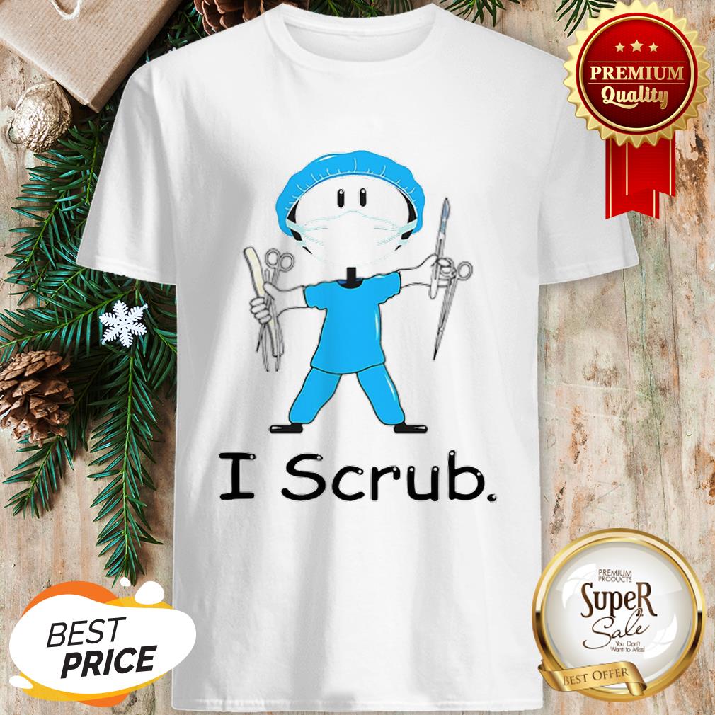 I Scrub Surgical Tech BusyBodies Stick Figure Gift Shirt