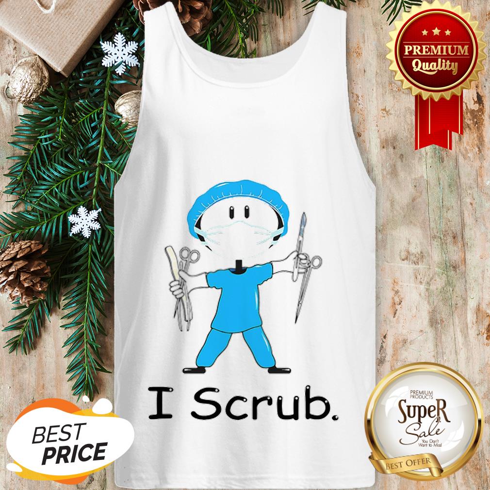 I Scrub Surgical Tech BusyBodies Stick Figure Gift Shirt
